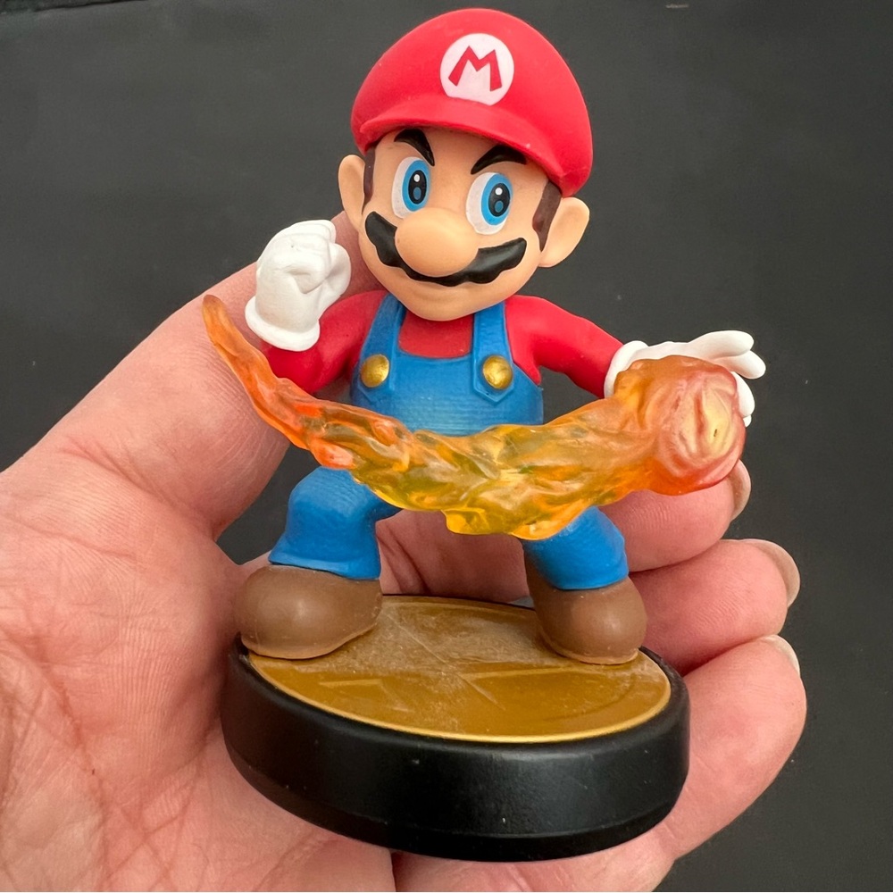 Mario Fire Ball Super Smash Bros Series Nintendo Amiibo Figure